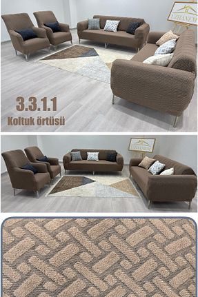 کاور مبل قهوه ای uzhanem - کد 811478530