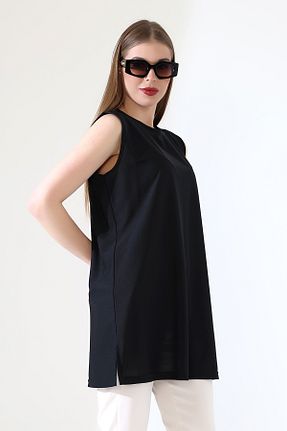 تونیک مشکی زنانه بافتنی Talsmoda - کد 927582971