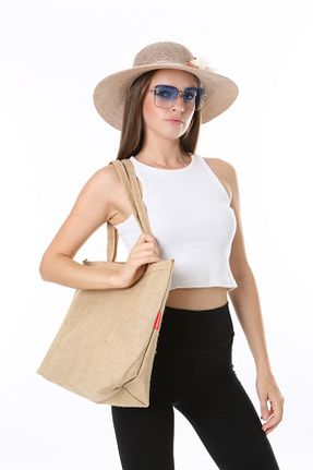 کیف ساحلی قهوه ای زنانه Baghashtag - کد 847165241