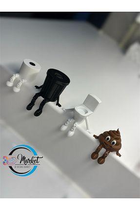 نظم دهنده حمام سفید پلاستیک 3D DESİNG MARKET - کد 927845432
