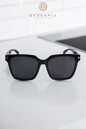 عینک آفتابی مشکی زنانه 53 Eyesofia - کد 927584200