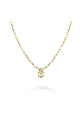 گردنبند استیل ( فولاد ) طلائی زنانه استیل ضد زنگ Rosefield - کد 927588517