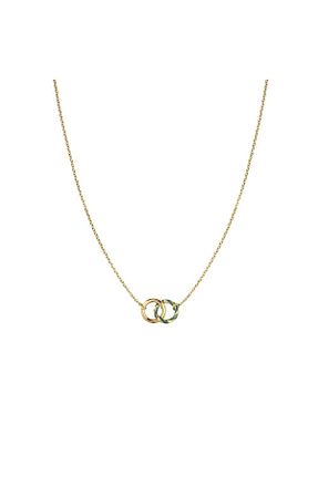 گردنبند استیل ( فولاد ) طلائی زنانه استیل ضد زنگ Rosefield - کد 927588423