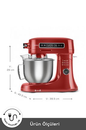 میکسر و ست میکسر قرمز 1501 - 2200 Watt Karaca - کد 863364834