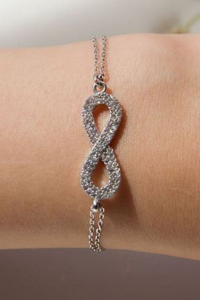 دستبند نقره طوسی زنانه 9 عیار istanbulbigsale - کد 927591785
