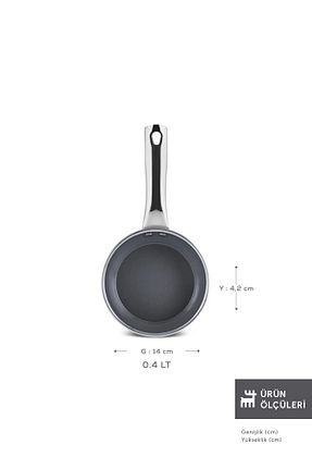 ماهیتابه طوسی زیره نچسب Karaca - کد 868104664