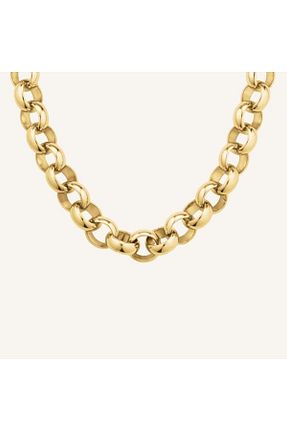 گردنبند استیل ( فولاد ) طلائی زنانه استیل ضد زنگ Rosefield - کد 927588559
