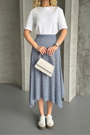 دامن رنگی زنانه مخلوط پلی استر macharel jeans - کد 927586893