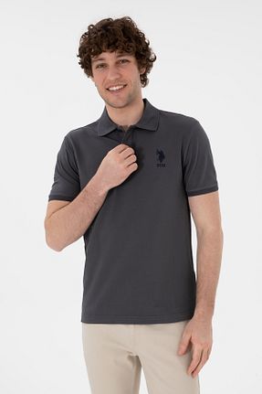 پولوشرت طوسی مردانه پنبه ای U.S. Polo Assn. - کد 927600425