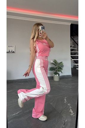 ست بالاتنه و پائین تنه صورتی زنانه رگولار bonibon butikk - کد 927600953