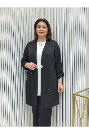 ست بالاتنه و پائین تنه حجاب مشکی زنانه رگولار GK - کد 927601040