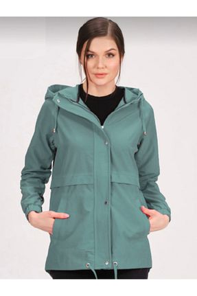کاپشن سبز زنانه رگولار PIQUE - کد 927597704