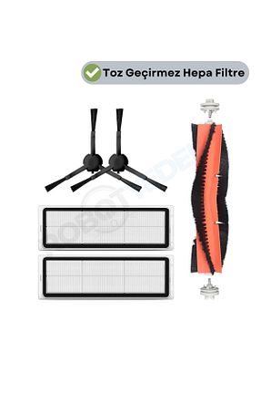 اکسسوری جاروبرقی سفید robotyedek - کد 308370628
