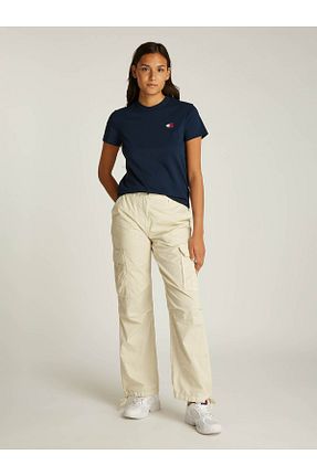 تیشرت آبی زنانه رگولار Tommy Hilfiger - کد 884235583