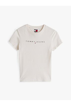 تیشرت سفید زنانه رگولار Tommy Hilfiger - کد 885354814