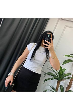 بادی سفید زنانه یقه دوچرخه noir boutique - کد 927611094