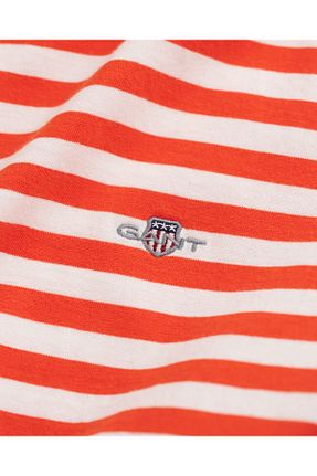 تیشرت نارنجی زنانه رگولار Gant - کد 927612536