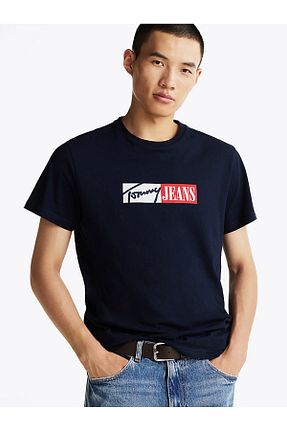 تیشرت سرمه ای مردانه رگولار Tommy Hilfiger - کد 905277624