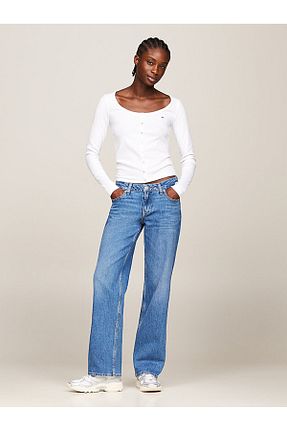 تیشرت سفید زنانه رگولار Tommy Hilfiger - کد 927629230