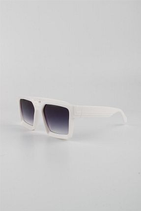 عینک آفتابی سفید زنانه UV400 By Marine - کد 821200043