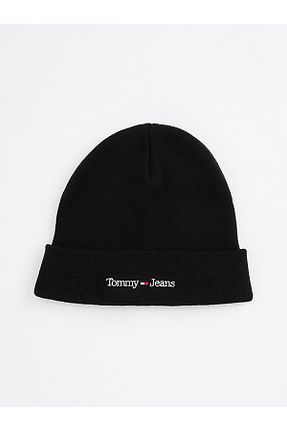 کلاه پشمی مشکی مردانه اکریلیک Tommy Hilfiger - کد 869256780
