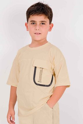 ست بالاتنه و پائین تنه بژ بچه گانه بافت HÇM - کد 927638895