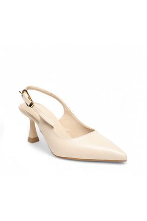 کفش استایلیتو بژ پاشنه نازک ELAIA SHOES - کد 927635486