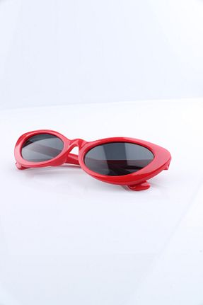 عینک آفتابی قرمز زنانه UV400 By Marine - کد 97224996