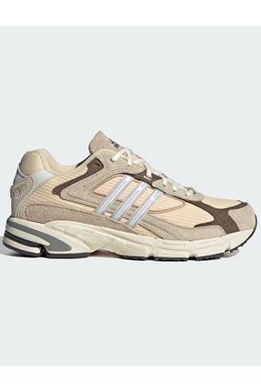 کفش اسنیکر بژ مردانه بند دار adidas - کد 927635502
