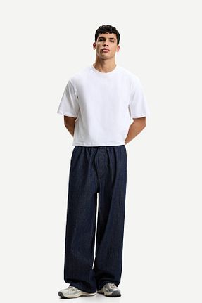 شلوار جین آبی مردانه رگولار Bershka - کد 927637015