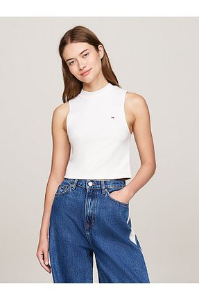تیشرت طلائی زنانه رگولار Tommy Hilfiger - کد 927628691