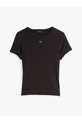 تیشرت مشکی زنانه رگولار Tommy Hilfiger - کد 795855952