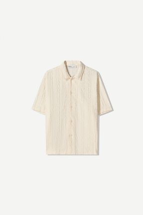 پیراهن قرمز مردانه رگولار Bershka - کد 927636574