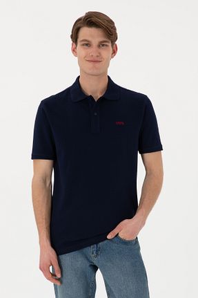 پولوشرت سرمه ای مردانه پنبه ای U.S. Polo Assn. - کد 927639964