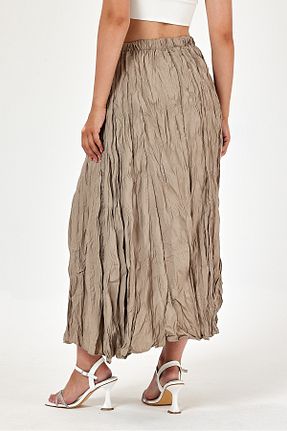 دامن حجاب بژ زنانه کلوش Pek Moda - کد 927632956
