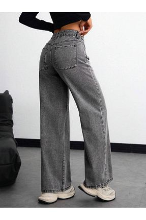 شلوار طوسی زنانه پنبه ای YD JEANS FASHİON - کد 927646702
