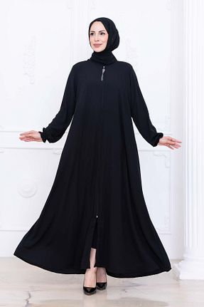کلاه و ابایا مشکی زنانه پنبه ای OKTAYUSTA COLLECTİON - کد 926935495