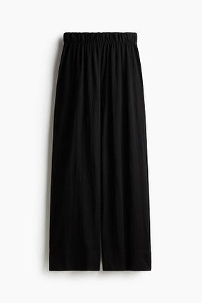 شلوار مشکی زنانه پنبه ای H&M - کد 927649684