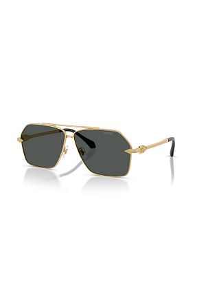 عینک آفتابی طلائی مردانه 63 Versace - کد 927653951
