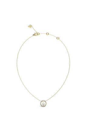 گردنبند جواهر طلائی زنانه فلزی Guess - کد 897653155
