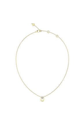 گردنبند جواهر طلائی زنانه روکش طلا Guess - کد 897226131