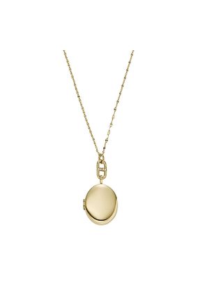 گردنبند استیل ( فولاد ) زرد زنانه استیل (فولاد) Fossil - کد 781013476