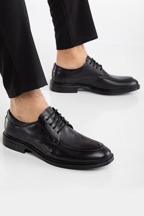 کفش کلاسیک مشکی مردانه چرم خالص maximoda - کد 927689153