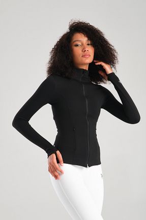 کت اسپرت مشکی زنانه لیکرا Zula Moda - کد 926738631