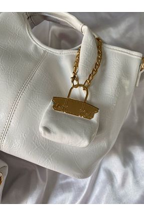 کیف دوشی سفید زنانه چرم مصنوعی Wallery Bags - کد 927687854