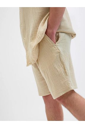 شلوارک و برمودا بژ مردانه سایز بزرگ Jack & Jones - کد 927688330