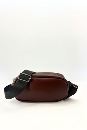 کیف دوشی زرشکی زنانه چرم مصنوعی Bersia - کد 927502740