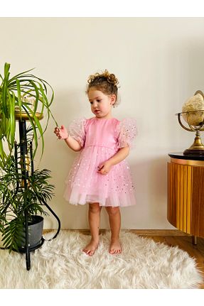 لباس صورتی بچه گانه بافتنی penu baby kids - کد 927770418