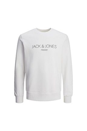 سوئیشرت سفید مردانه چاپی Jack & Jones - کد 845166706