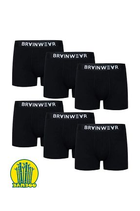 باکسر مشکی مردانه بامبو BRAINWEAR - کد 901896812